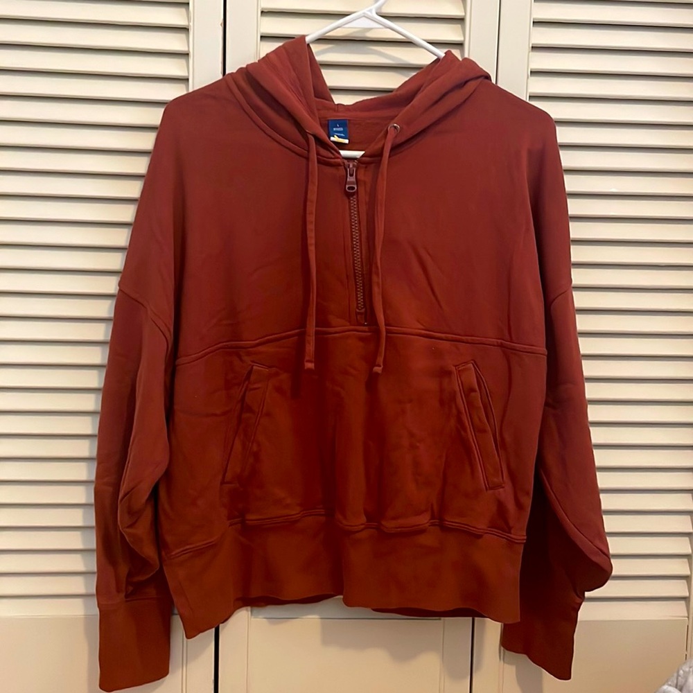 Old Navy 1/4 Zip Hoodie, Size L
